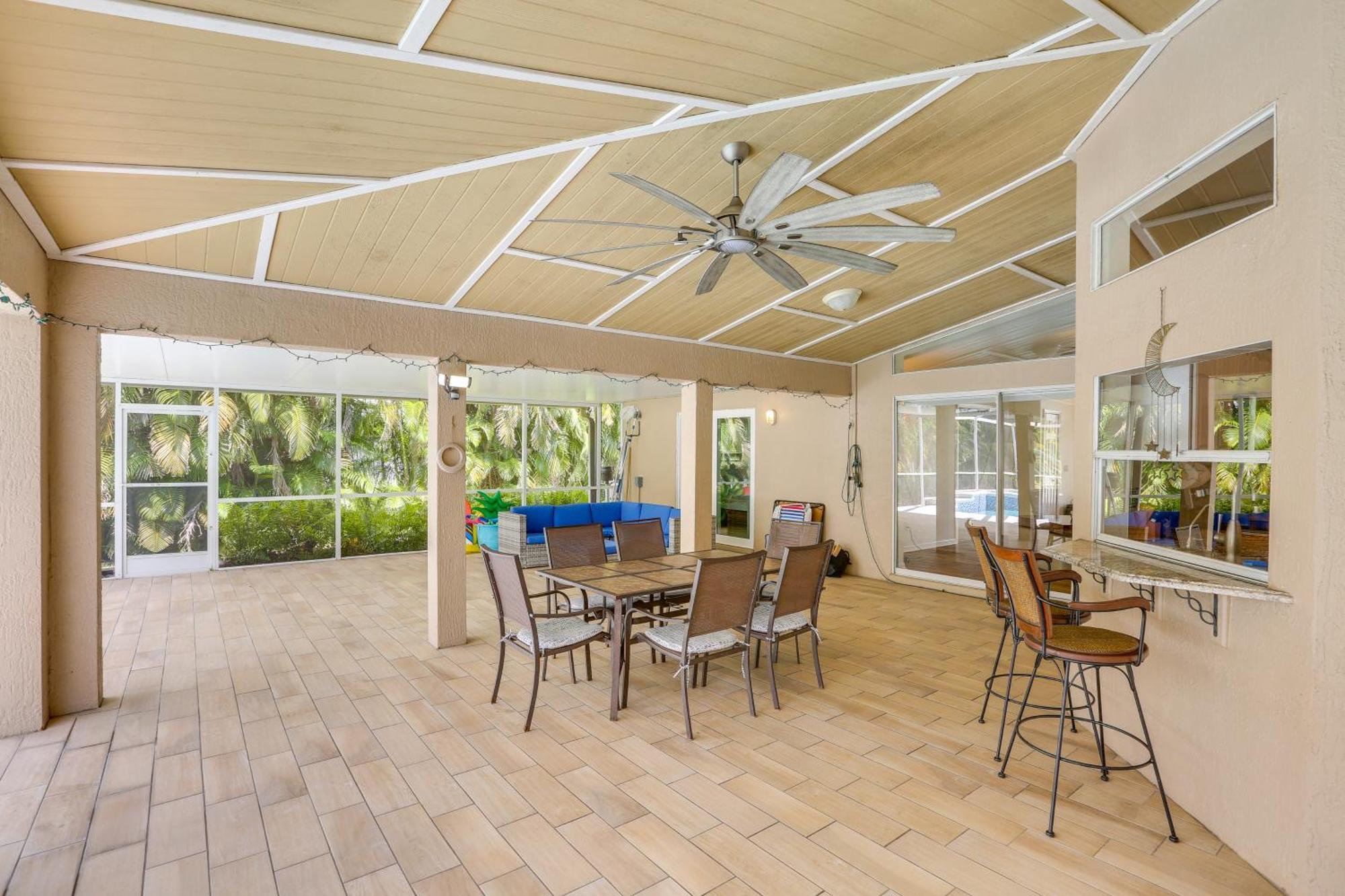 Private Myers Escape With Screened Pool And Lanai Holiday home